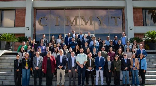 Norman Borlaug Institute representatives meeting Indian agricultural officials for collaboration